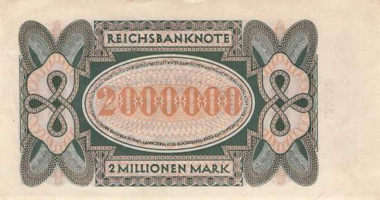 2 Millionen Mark 1923 ro.89a V